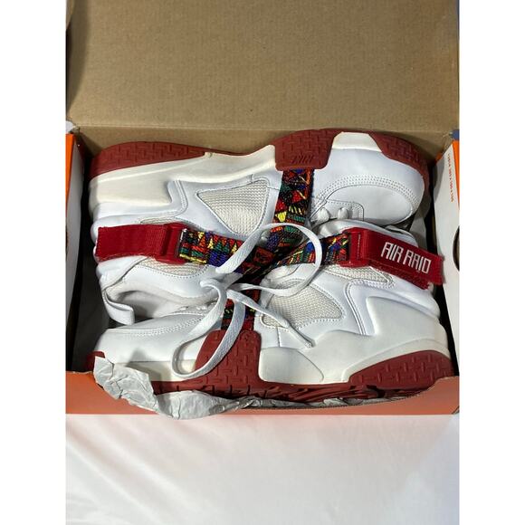 Nike Air Raid Peace White Red 318759-161 US 5.5Y OG 2008 - Picture 14 of 14